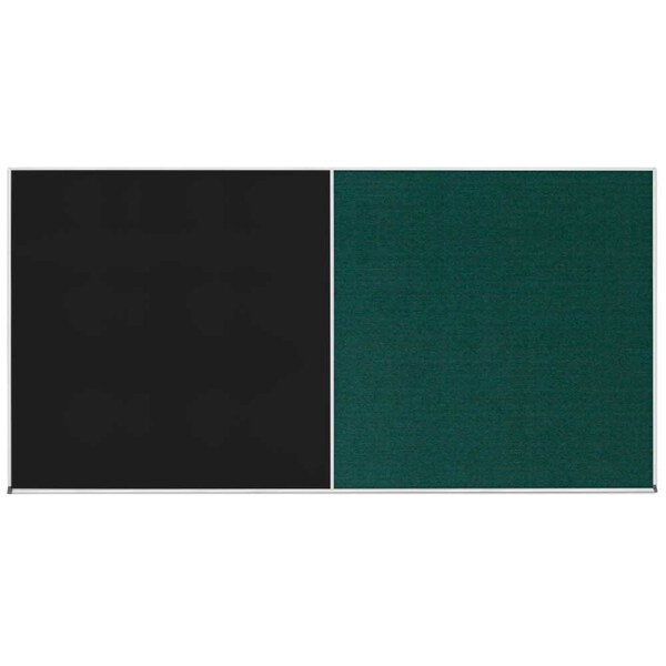 Enclosed Corkboard, 1 Door, 24"x36", 4" Fra